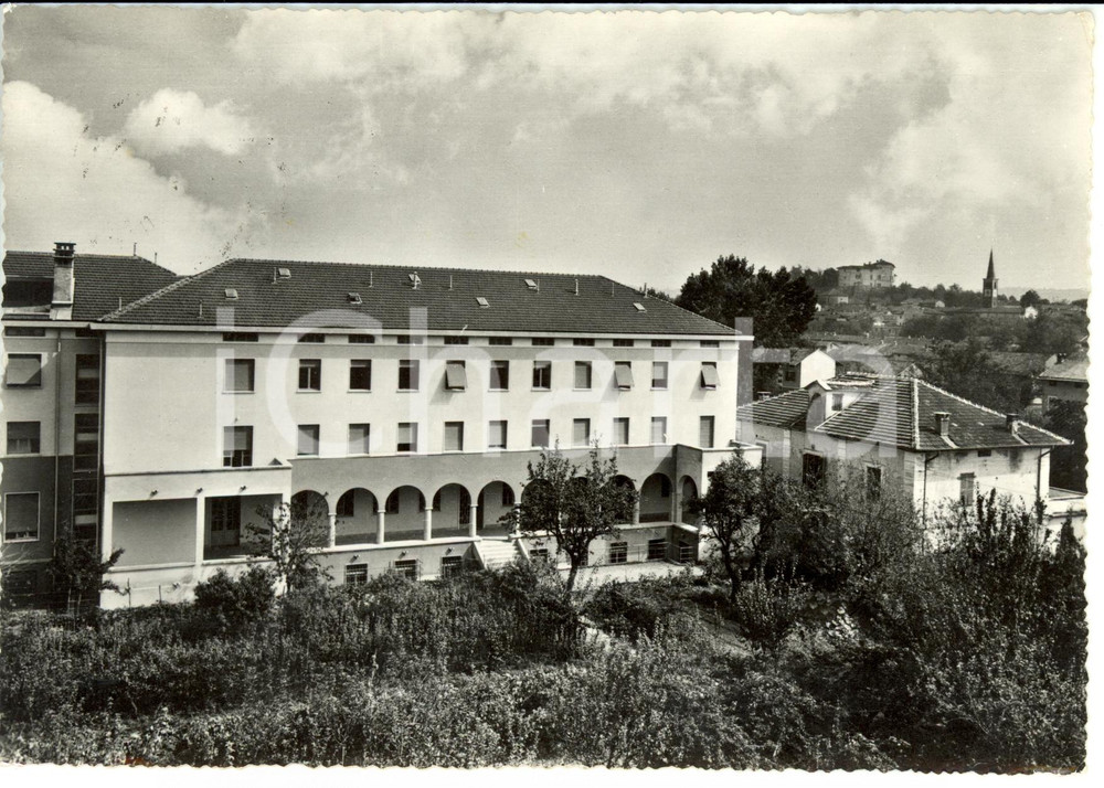 Cartolina originale da collezione 1961 VISCHE CANAVESE TO Veduta Istituto BETANIA Sacro Cuore Cartolina FG VG 1