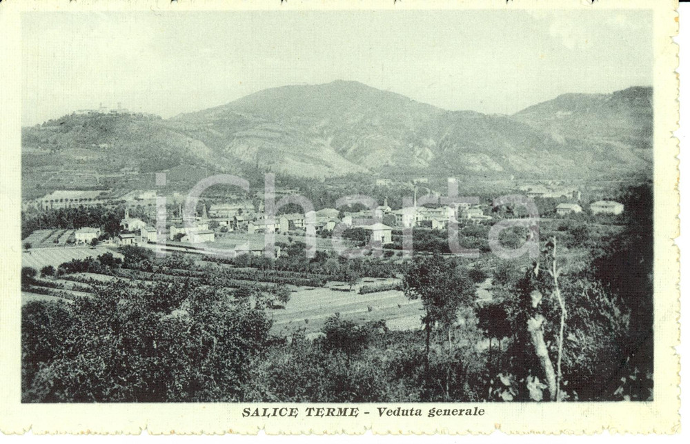 Cartolina originale da collezione 1940 ca GODIASCO PV Veduta della frazione SALICE TERME Cartolina FP NV 1