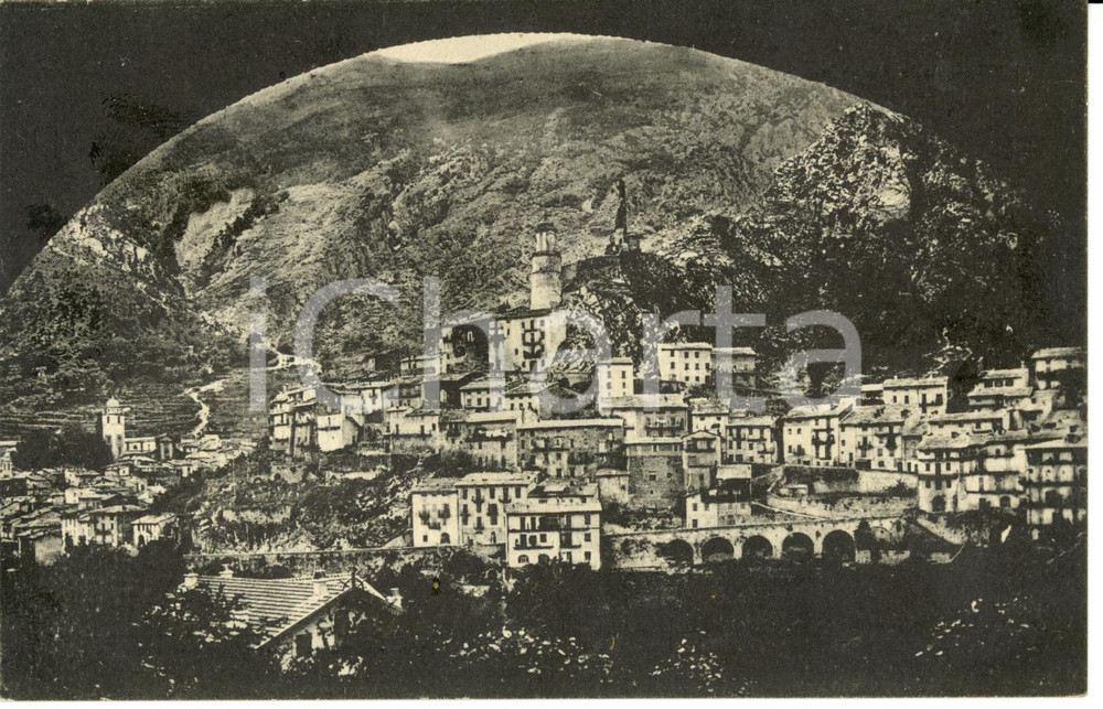 Cartolina originale da collezione 1941 TENDA Francia Veduta della VALLE ROIA italiana  Cartolina FP VG 1