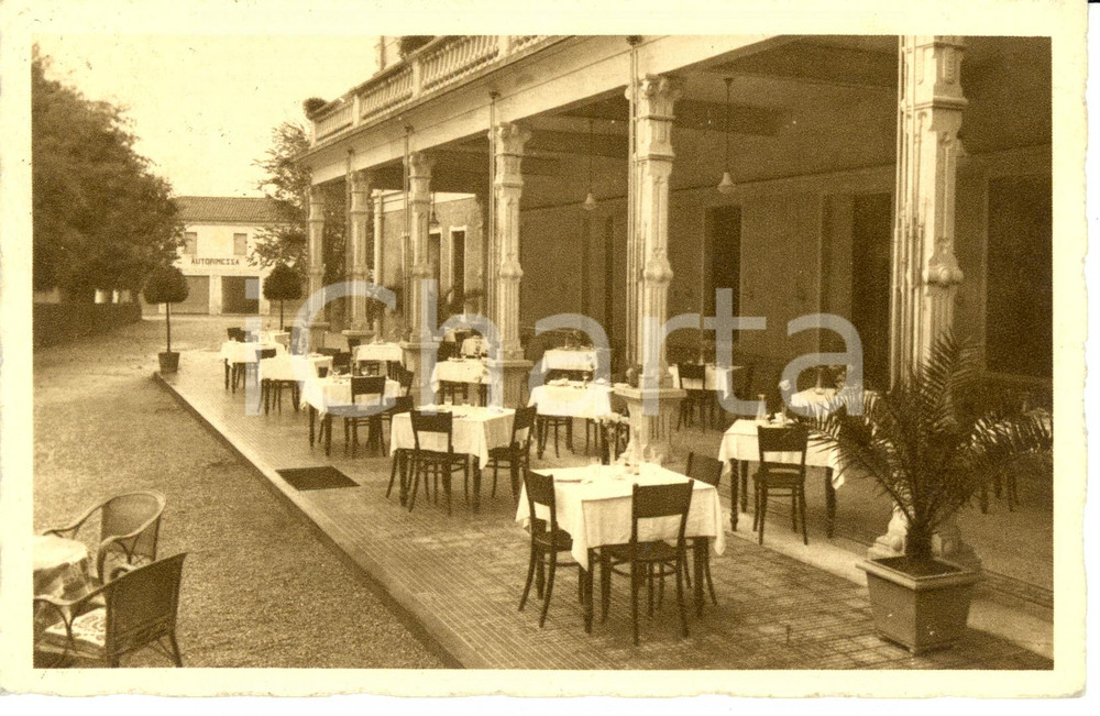 Cartolina originale da collezione 1933 ABANO TERME PD Stabilimento Termale Hotel Cortesi Meggiorato FP VG 1