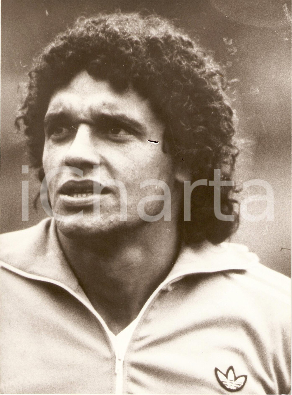 Fotografia d epoca originale 1980 URUGUAY Calcio MUNDIALITO Nelson MARCENARO Ritratto Fotografia 1