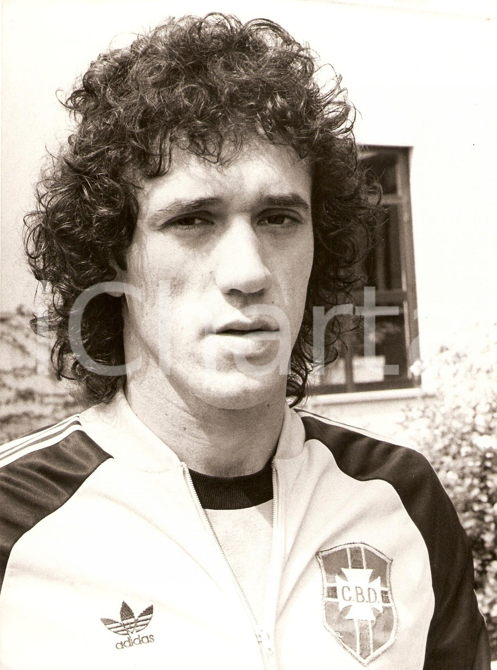 Fotografia d epoca originale 1978 BRASILE Calcio MONDIALI Joao BATISTA DA SILVA Ritratto centrocampista Foto 1