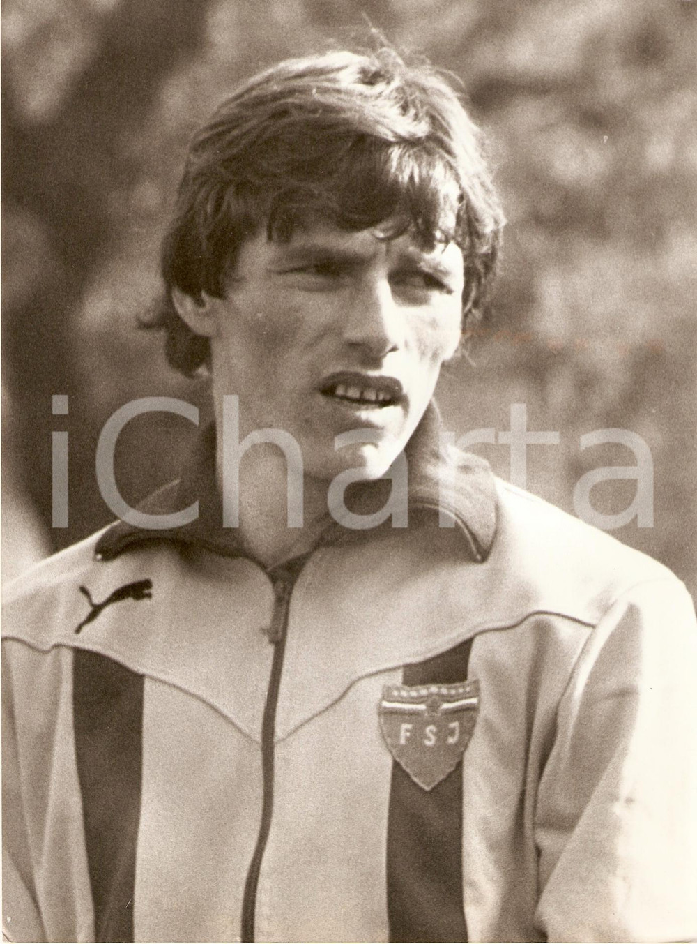 Fotografia d epoca originale 1975 ca JUGOSLAVIA Calcio NAZIONALE Zivan LJUKOVCAN Portiere Ritratto Fotografia 1