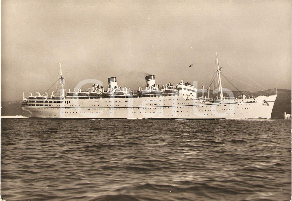Cartolina originale da collezione 1940 ca MARINA MERCANTILE Piroscafo CONTE BIANCAMANO Cartolina 2 1