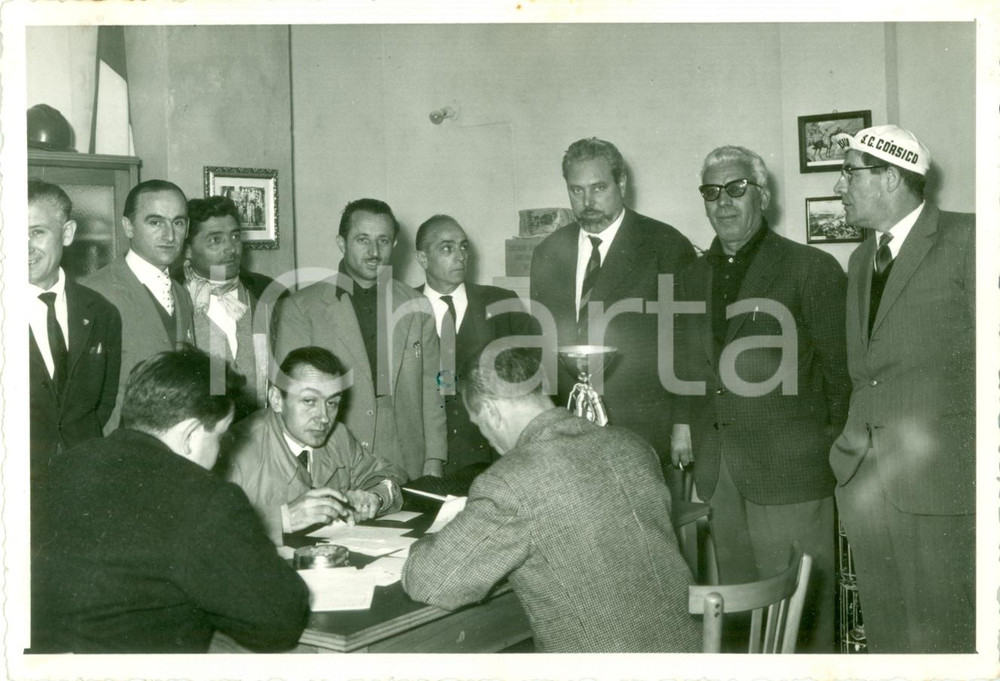 Fotografia d epoca originale 1961 OSPITALETTO DI CORMANO MI IÂ° Coppa ACI S.C. Combattenti Reduci CORSICO 1