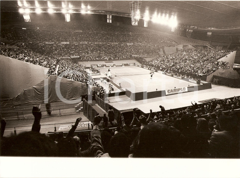 Fotografia d epoca originale 1978 MILANO Palasport San Siro RAMAZZOTTI TENNIS CUP Sponsor CARIPLO Fotografia 1