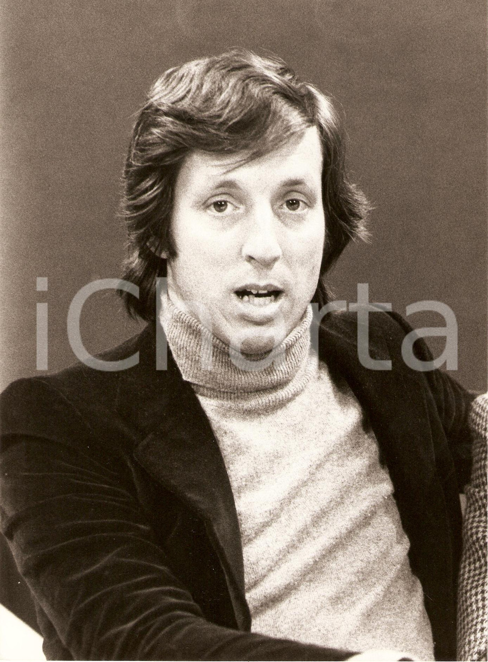 Fotografia d epoca originale 1980 circa TENNIS Sergio PALMIERI Ritratto Fotografia 1