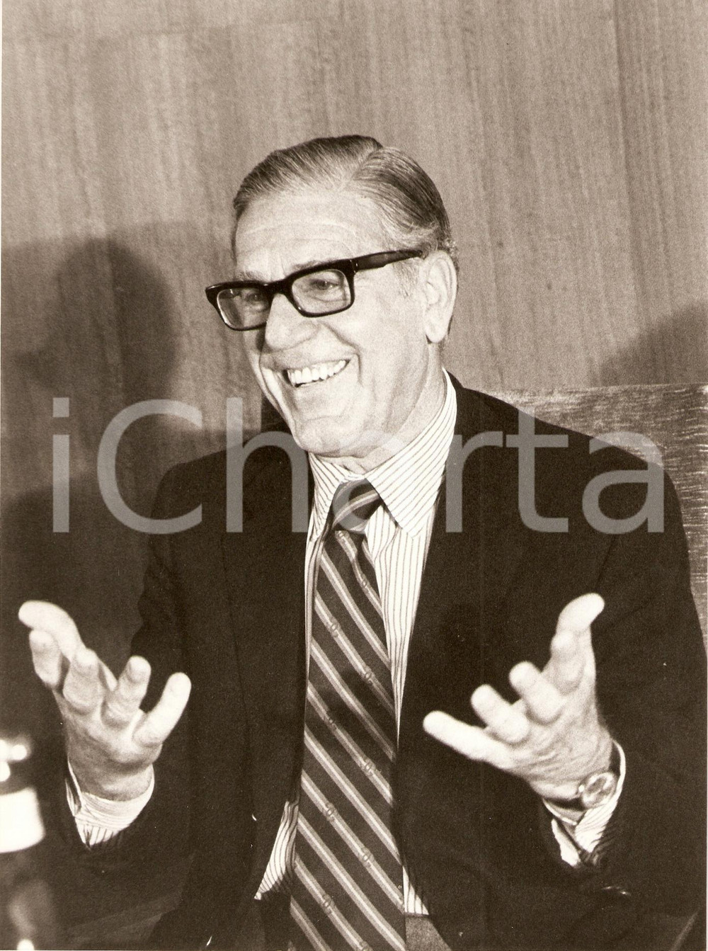 Fotografia d epoca originale 1980 MILANO Tennis Carlo DELLA VIDA Conferenza stampa BROOKLYN MASTERS Foto 1