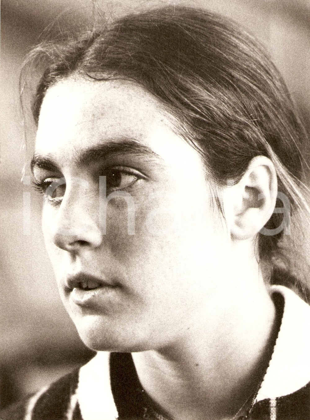 Fotografia d epoca originale 1985 circa MILANO Tennis Sabina SIMMONDS Ritratto dopo l allenamento Fotografia 1