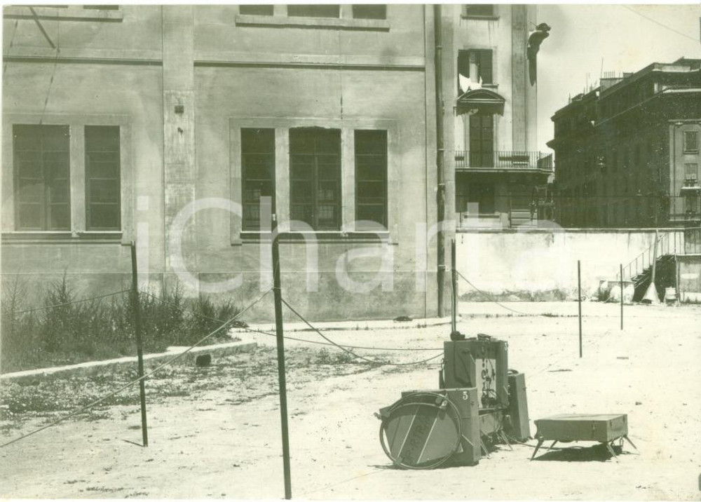 Fotografia d epoca originale 1935 ca ROMA Officine RT Stazione Duplex isoonda centralino FOTOGRAFIA 1