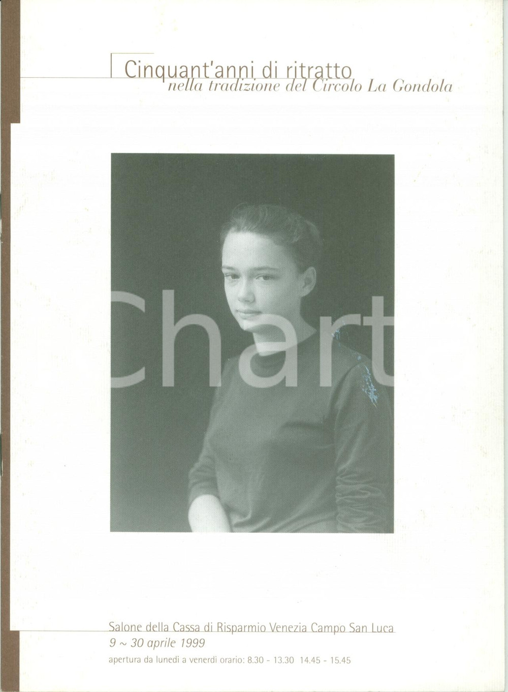 Libro, pubblicazione d epoca 1999 VENEZIA CIRCOLO LA GONDOLA Cinquant anni di ritratto ILLUSTRATO 1