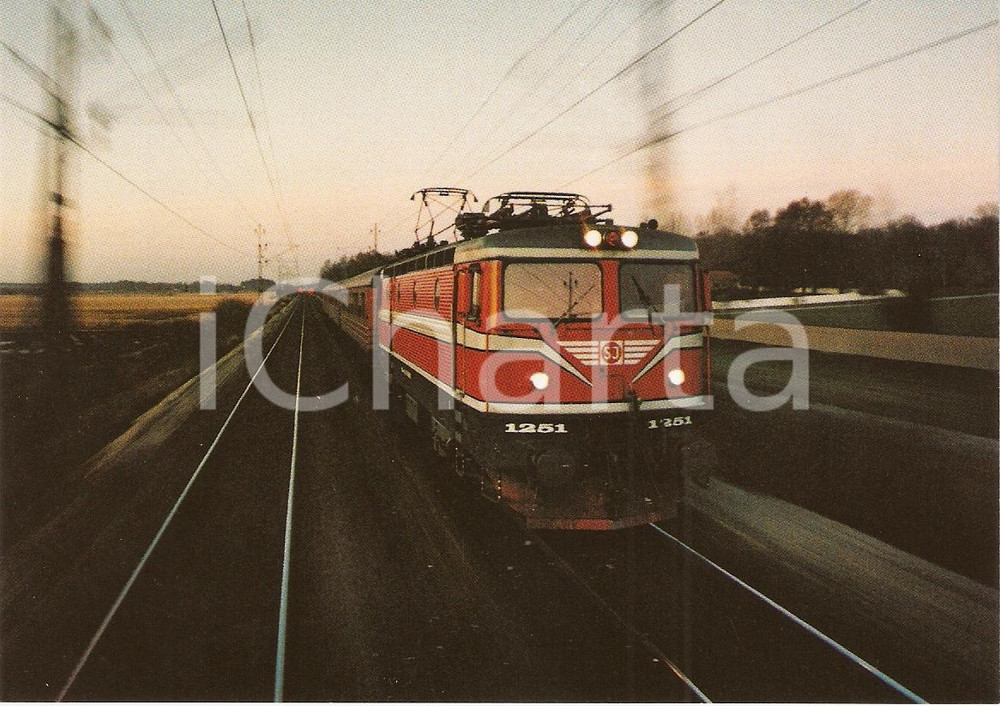 Cartolina originale da collezione 1981 SWEDEN Staten jarnvagar Locomotiva Rc4 1251  125Â° SJ Cartolina FG NV 1
