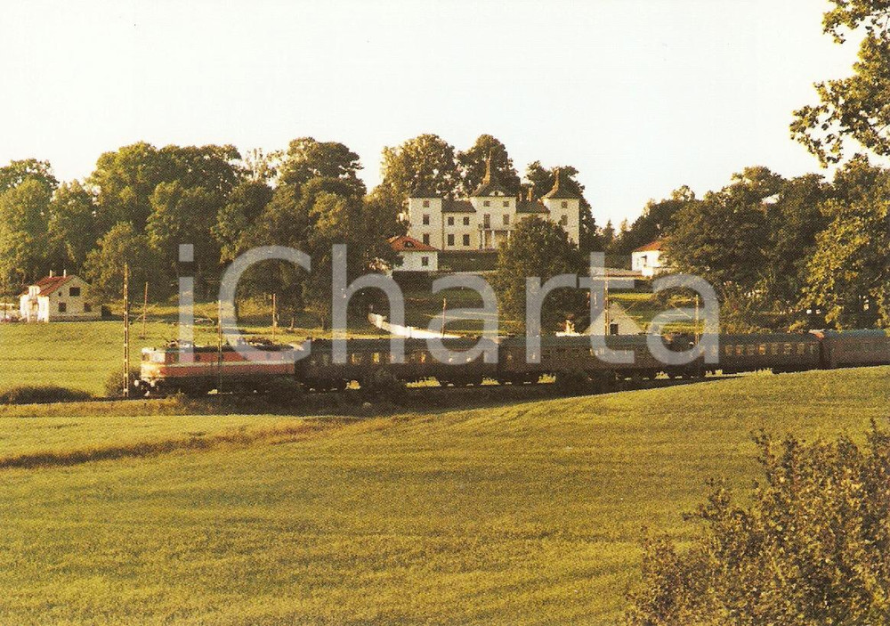 Cartolina originale da collezione 1981 STENHAMMAR SWEDEN Staten jarnvagar Locomotiva Rc  125Â° SJ Cartolina FG 1