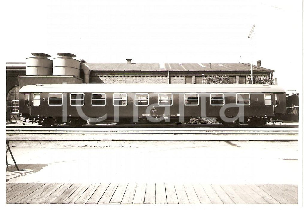 Fotografia d epoca originale 1970 ca DENMARK Danske Statsbaner DSB AB waggon Fotografia 1