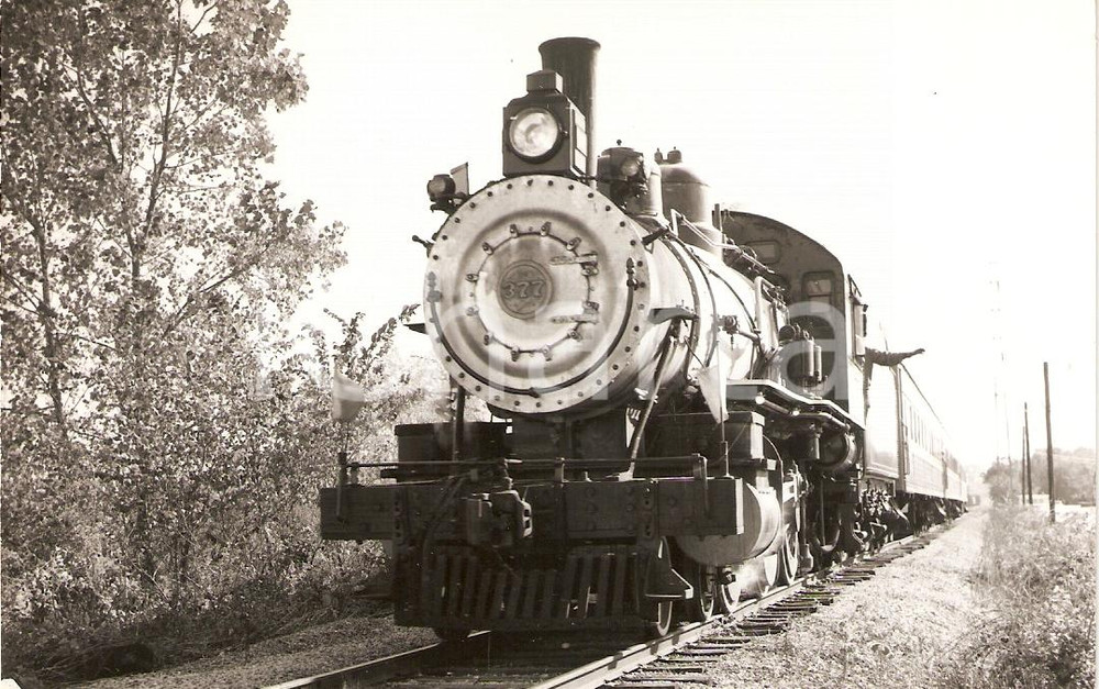 Cartolina originale da collezione 1960 ca OHIO USA Toledo LAKE EIRE Western Railway Locomotiva 377 Cartolina FP 1