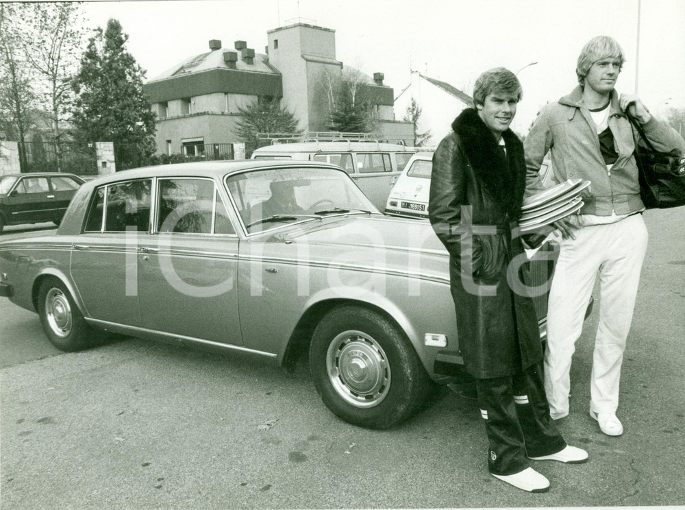 Fotografia d epoca originale 1980 ca TENNIS Campioni Roscoe TANNER Peter FLEMING  Fotografia 1