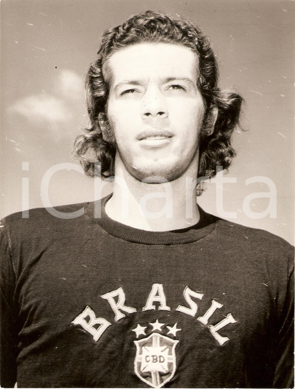 Fotografia d epoca originale 1978 BRASILE Calcio MONDIALI Emerson LEAO Ritratto Portiere Fotografia 1