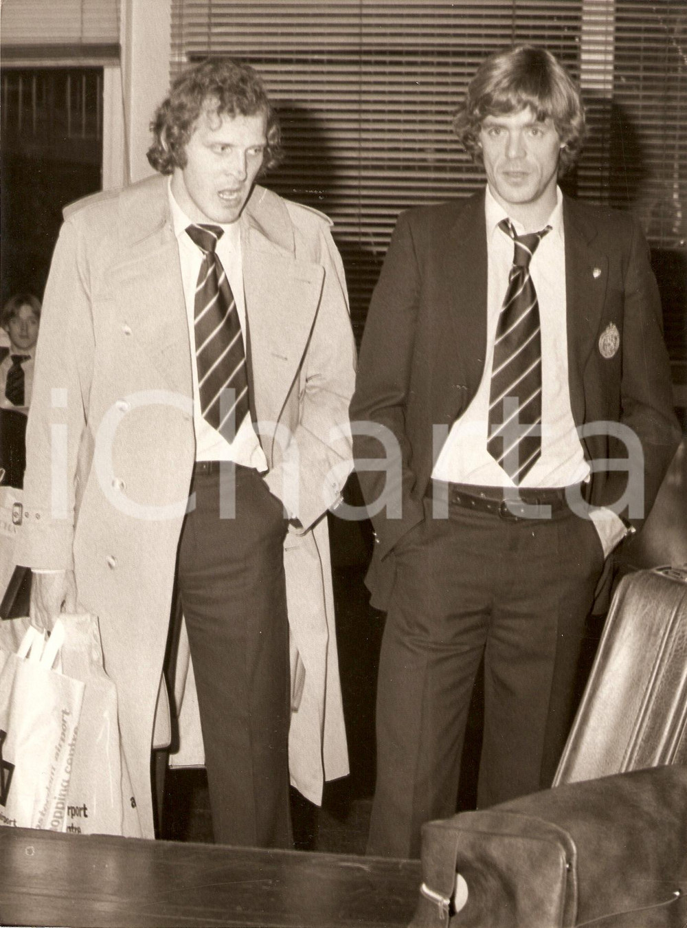 Fotografia d epoca originale 1975 ca OLANDA Calcio Nicolaas Johnny REP Willy VAN DE KERKHOF Fotografia 1