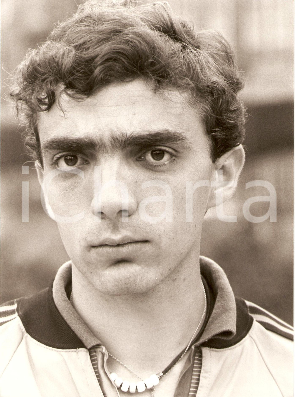Fotografia d epoca originale 1975 circa ITALIA Tennis Franco MERLONE Ritratto  Fotografia 1