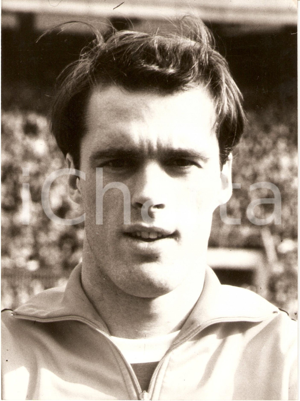 Fotografia d epoca originale 1980 circa OLANDA Calcio John METGOD Ritratto Difensore Fotografia 1