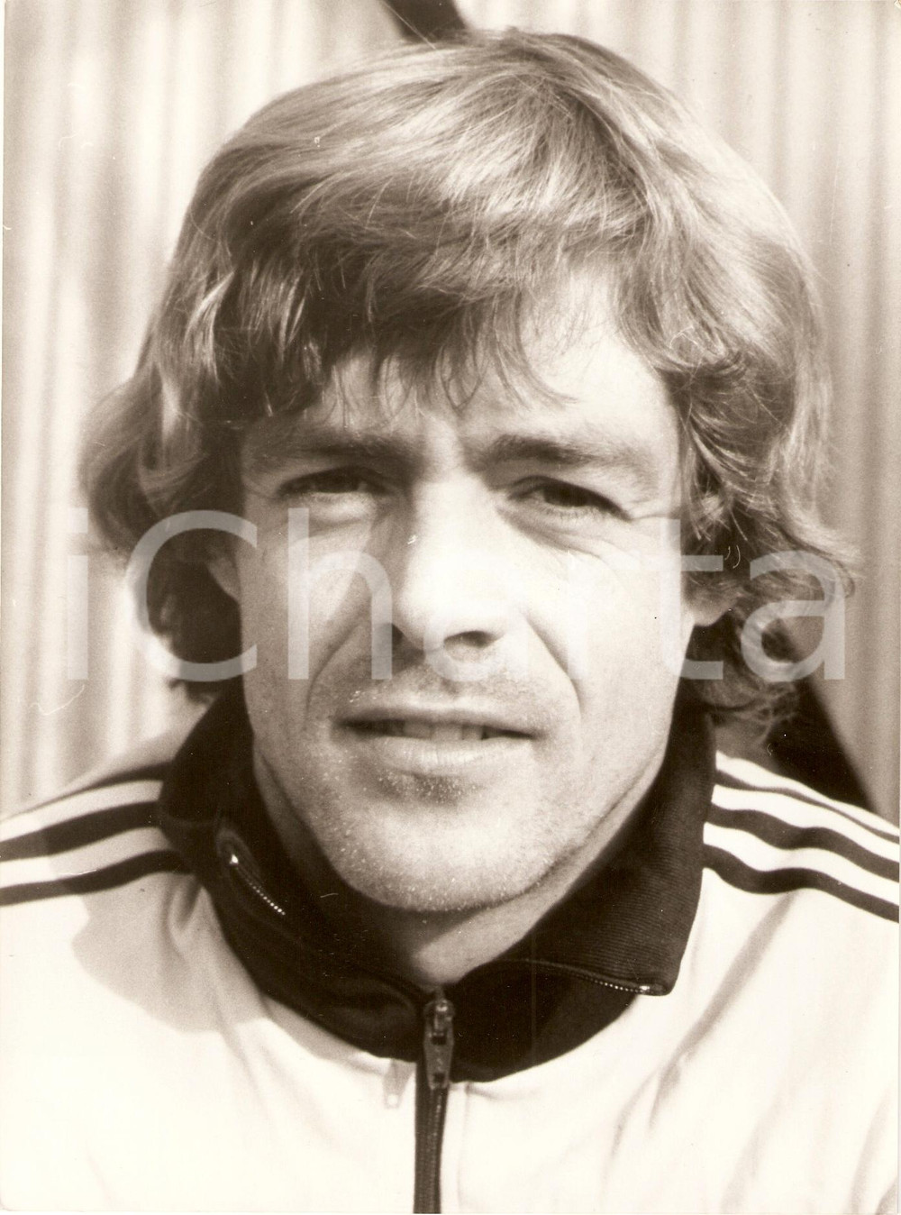 Fotografia d epoca originale 1975 ca OLANDA Calcio Nicolaas Johnny REP Ritratto Attaccante Fotografia 1