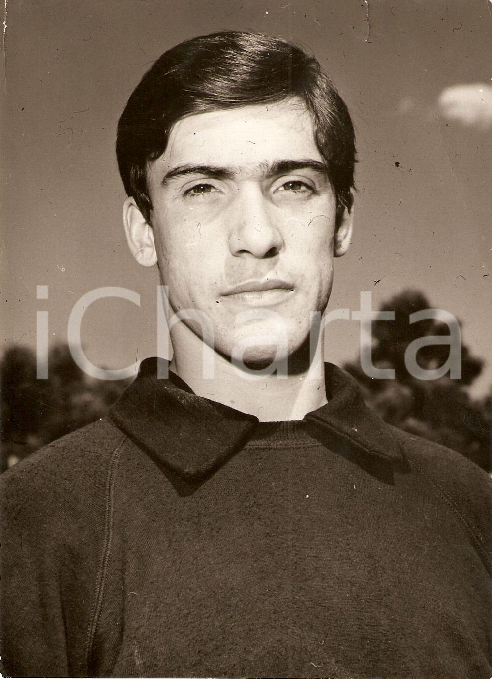 Fotografia d epoca originale 1970 ca CLUB ATLETICO PENAROL Calcio URUGUAY Walter CORBO Ritratto Fotografia 1