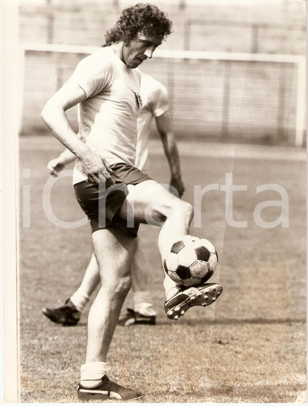 Fotografia d epoca originale 1970 ca TOTTENHAM HOTSPUR Calcio INGHILTERRA Martin CHIVERS Ritratto Fotografia 1