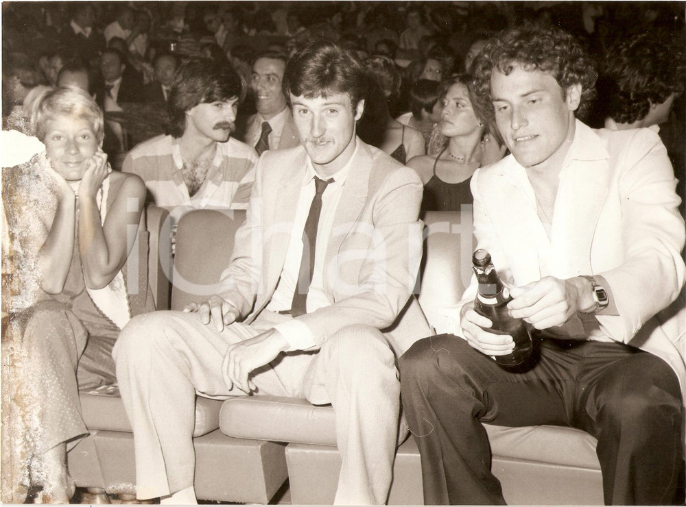 Fotografia d epoca originale 1979 MILANO Calcio Garry BIRTLES Claudio SULSER Trofeo BRAVO Foto DANNEGGIATA 1