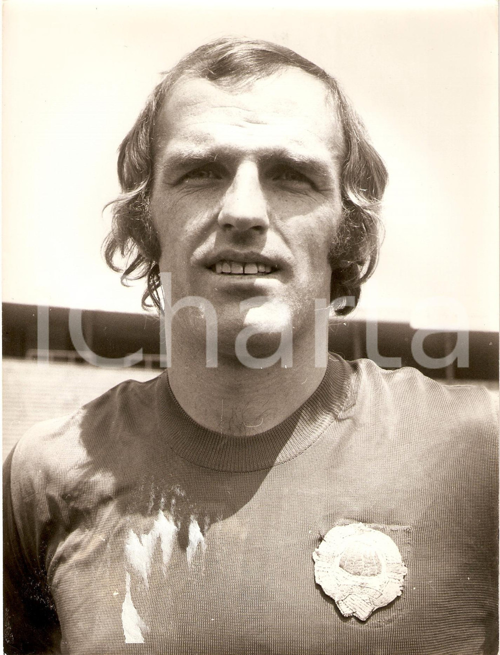 Fotografia d epoca originale 1974 JUGOSLAVIA Calcio MONDIALI Branko OBLAK Ritratto Calciatore Fotografia 1