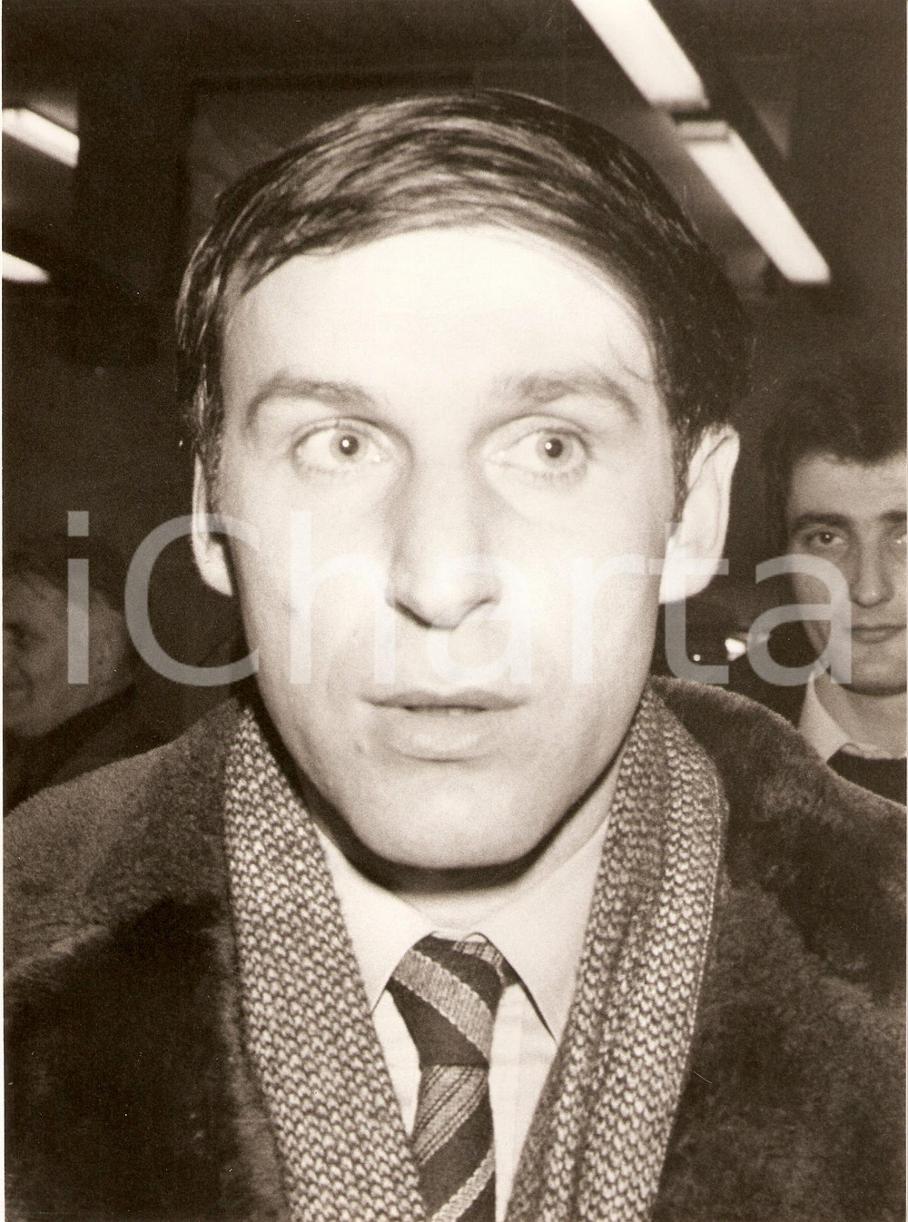 Fotografia d epoca originale 1970 ca JUGOSLAVIA Calcio STELLA ROSSA Dragan DZAJIC Calciatore Ritratto Foto 1