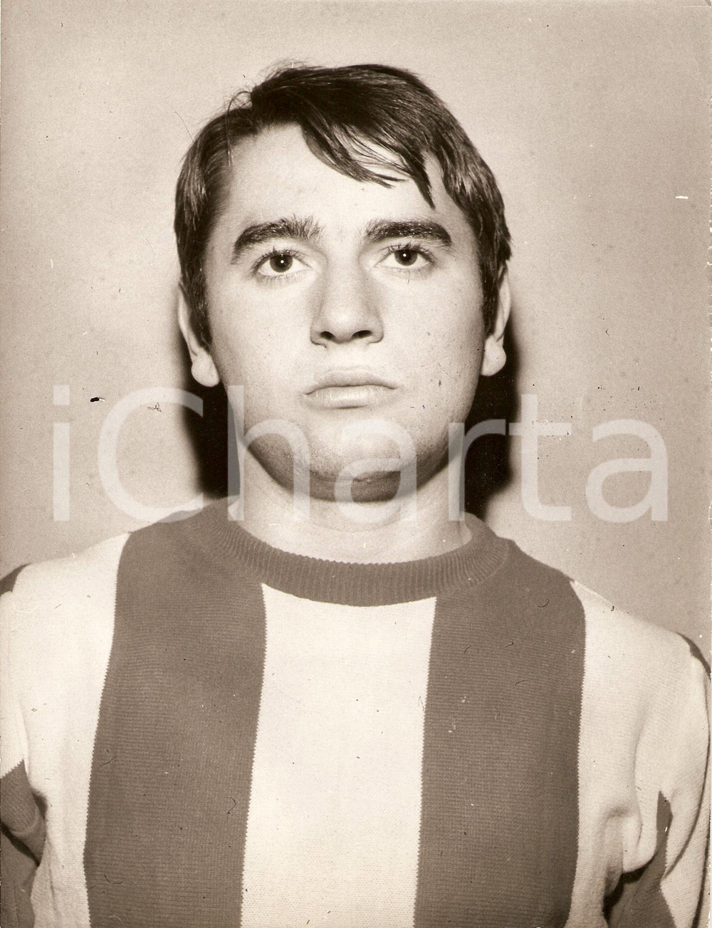 Fotografia d epoca originale 1970 ca JUGOSLAVIA Calcio Jovan ACIMOVIC Ritratto Calciatore Foto 1
