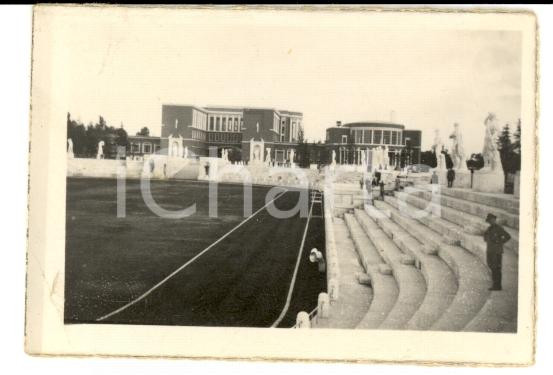 Fotografia d epoca originale 1933 ROMA V CAMPO DUX Allestimento al FORO MUSSOLINI Foto 6x4 1