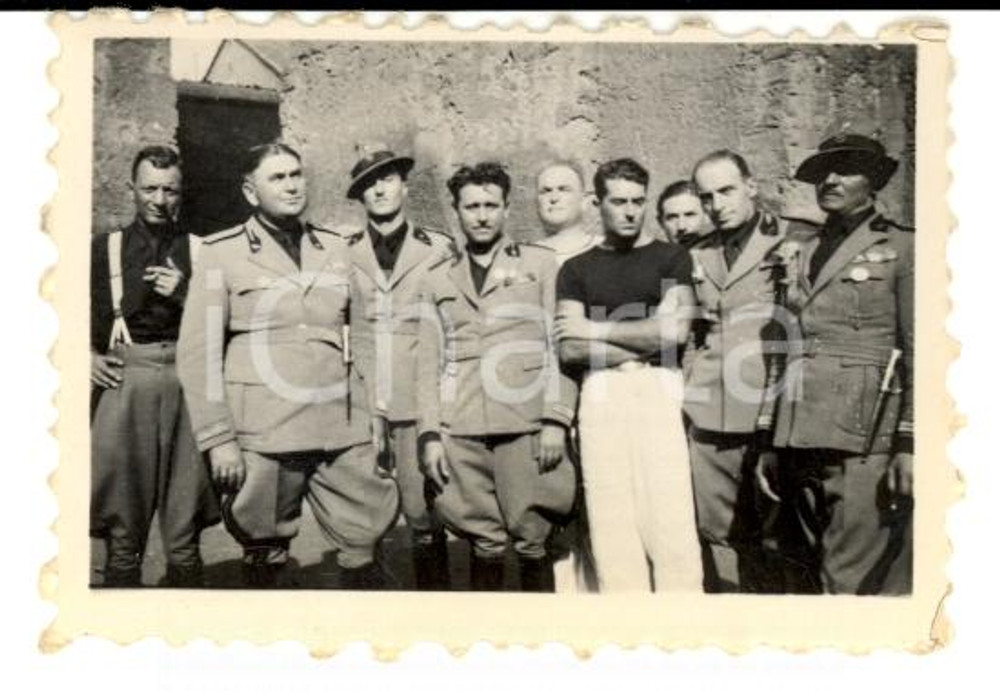 Fotografia d epoca originale 1933 ROMA V CAMPO DUX Accantonamento della ARMANDO DIAZ Foto 6x4 1