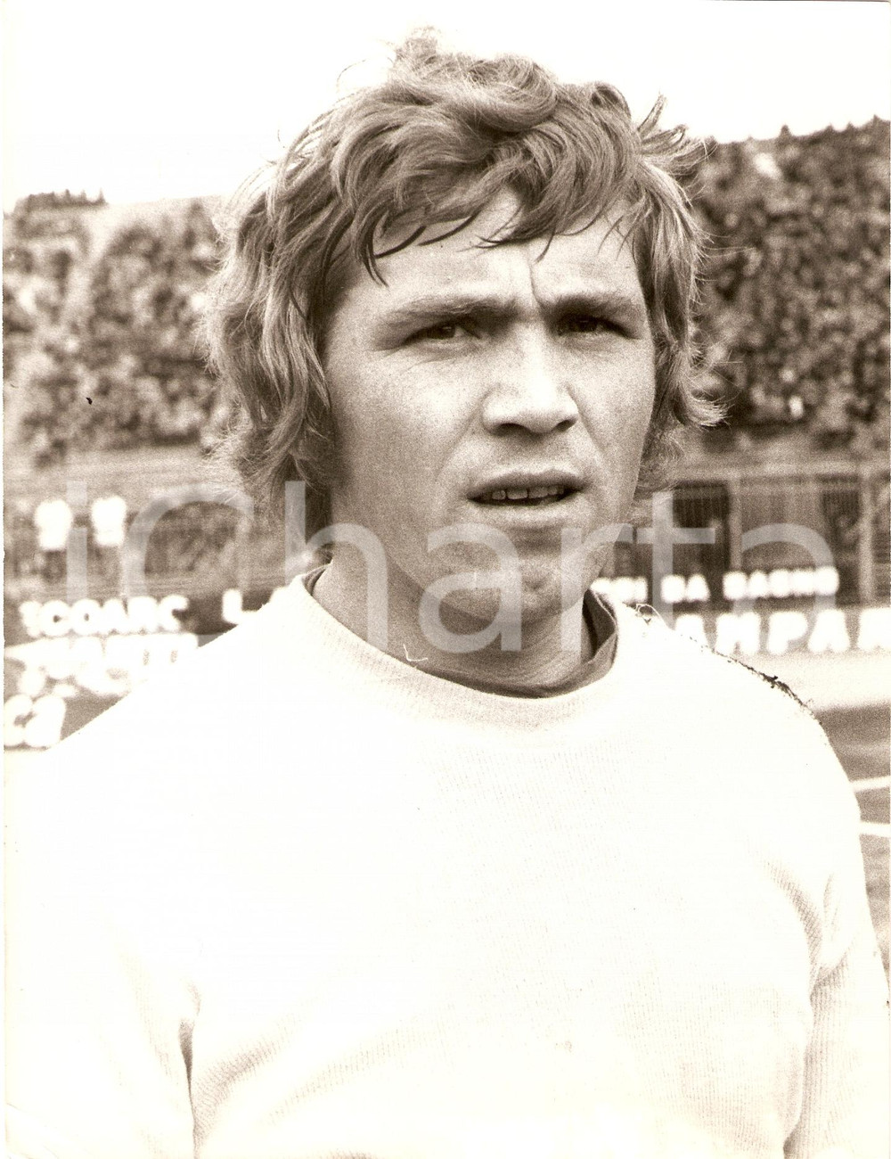 Fotografia d epoca originale 1974 POLONIA Calcio MONDIALI Zygmunt KALINOWSKI Nazionale POLSKA Fotografia 1