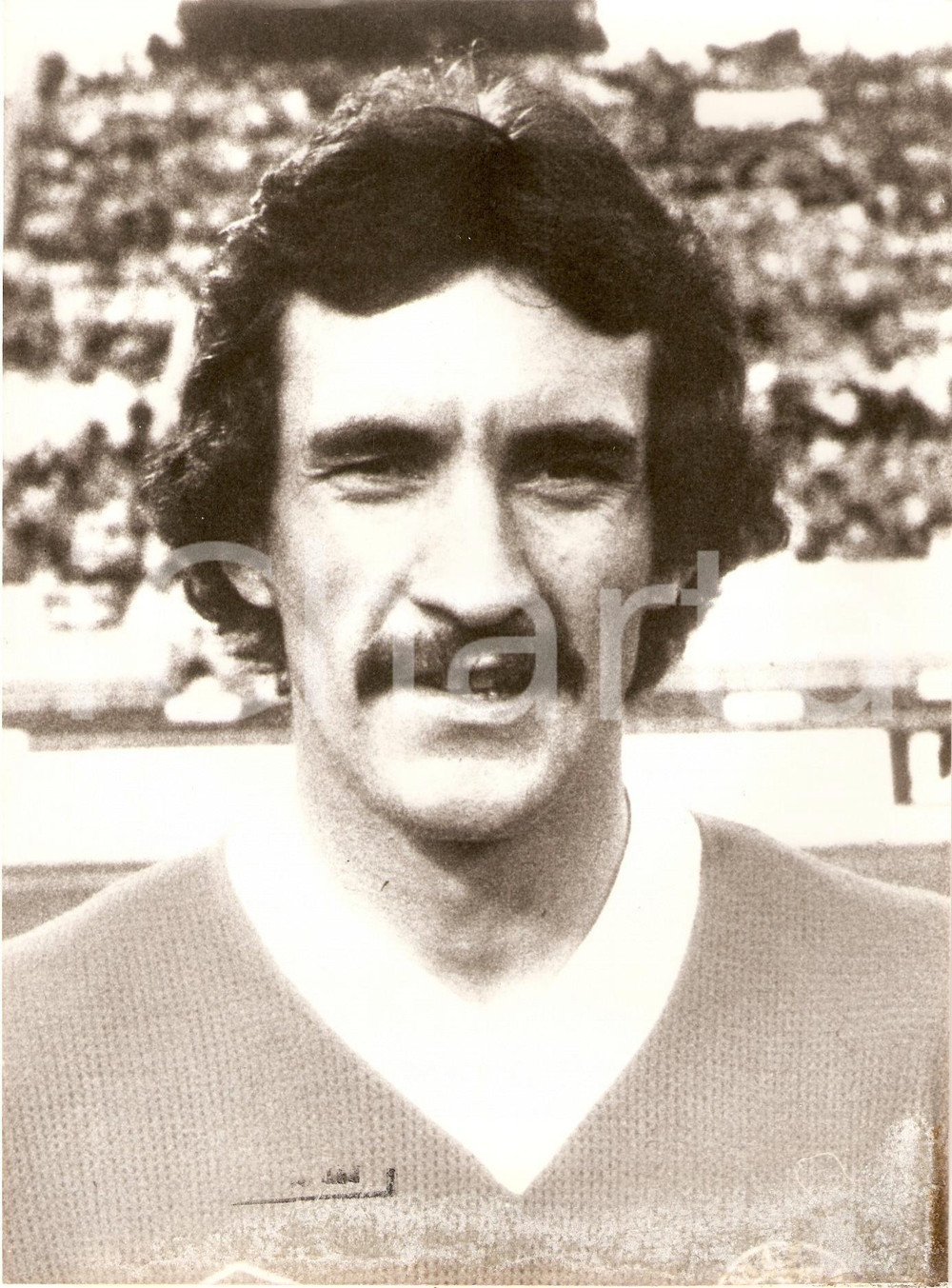 Fotografia d epoca originale 1980 circa CALCIO Terry MCDERMOTT Ritratto Centrocampista Fotografia 1