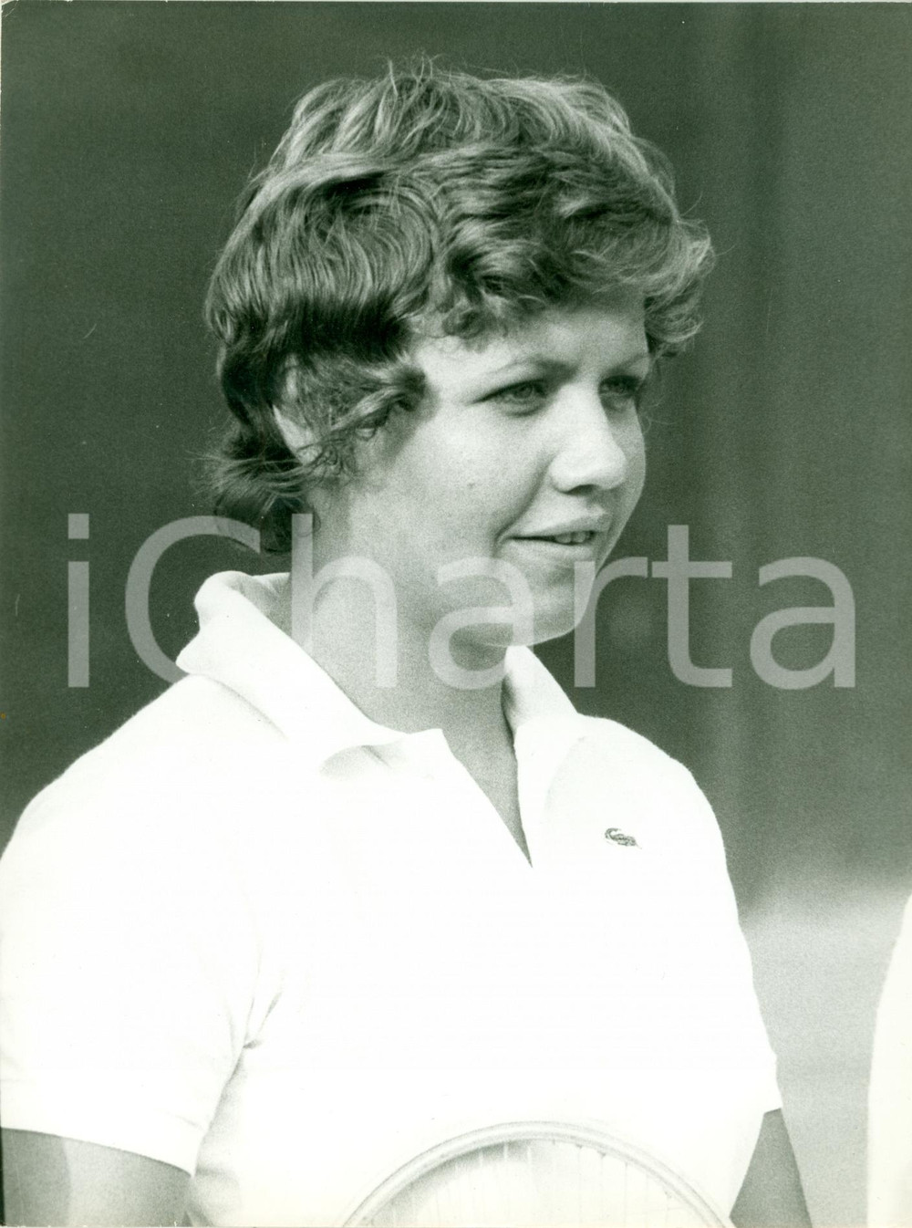 Fotografia d epoca originale 1975 ca MILANO Tennis Ritratto Hana HUBLEROVA campionessa Fotografia 1