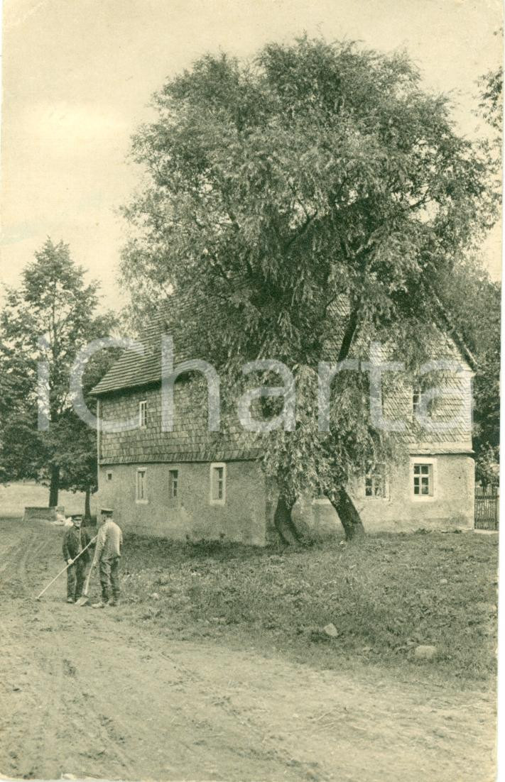 Cartolina originale da collezione 1914 DOBELN DE Heimatschutz im SACHSISCHEN Landesverein Cartolina FP VG 1