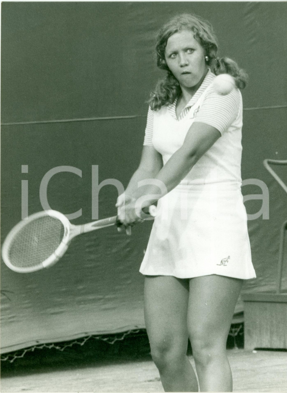 Fotografia d epoca originale 1975 MILANO Tennis Coppa LAMBERTENGHI Hana HUBLEROVA vincitrice Fotografia 1