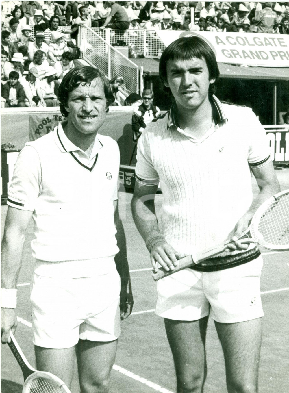 Fotografia d epoca originale 1978 TENNIS Il doppio Jan KODES Tomas SMID Fotografia 1