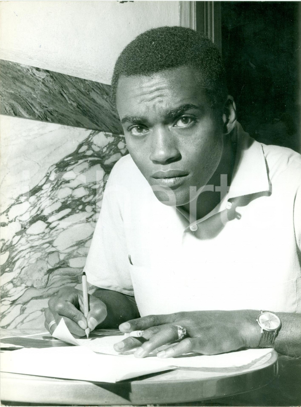 Fotografia d epoca originale 1965 ca CALCIO CAGLIARI Ritratto Alberto GALLARDO Fotografia 1