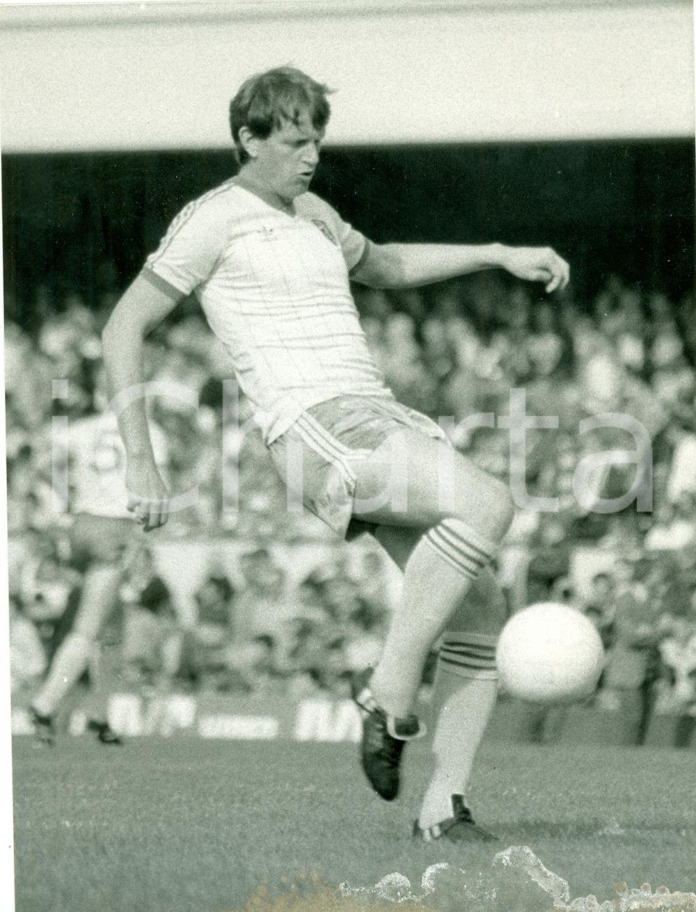 Fotografia d epoca originale 1985 INGHILTERRA Calcio Michael CANNON del NORWICH CITY FC Foto DANNEGGIATA 1