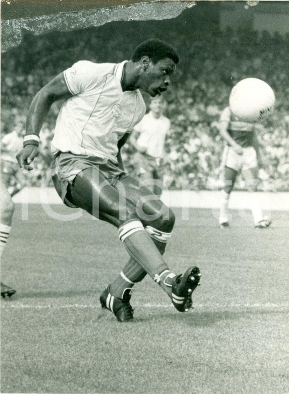 Fotografia d epoca originale 1981 INGHILTERRA Calcio Noel BLAKE del BIRMINGHAM CITY FC Foto DANNEGGIATA 1