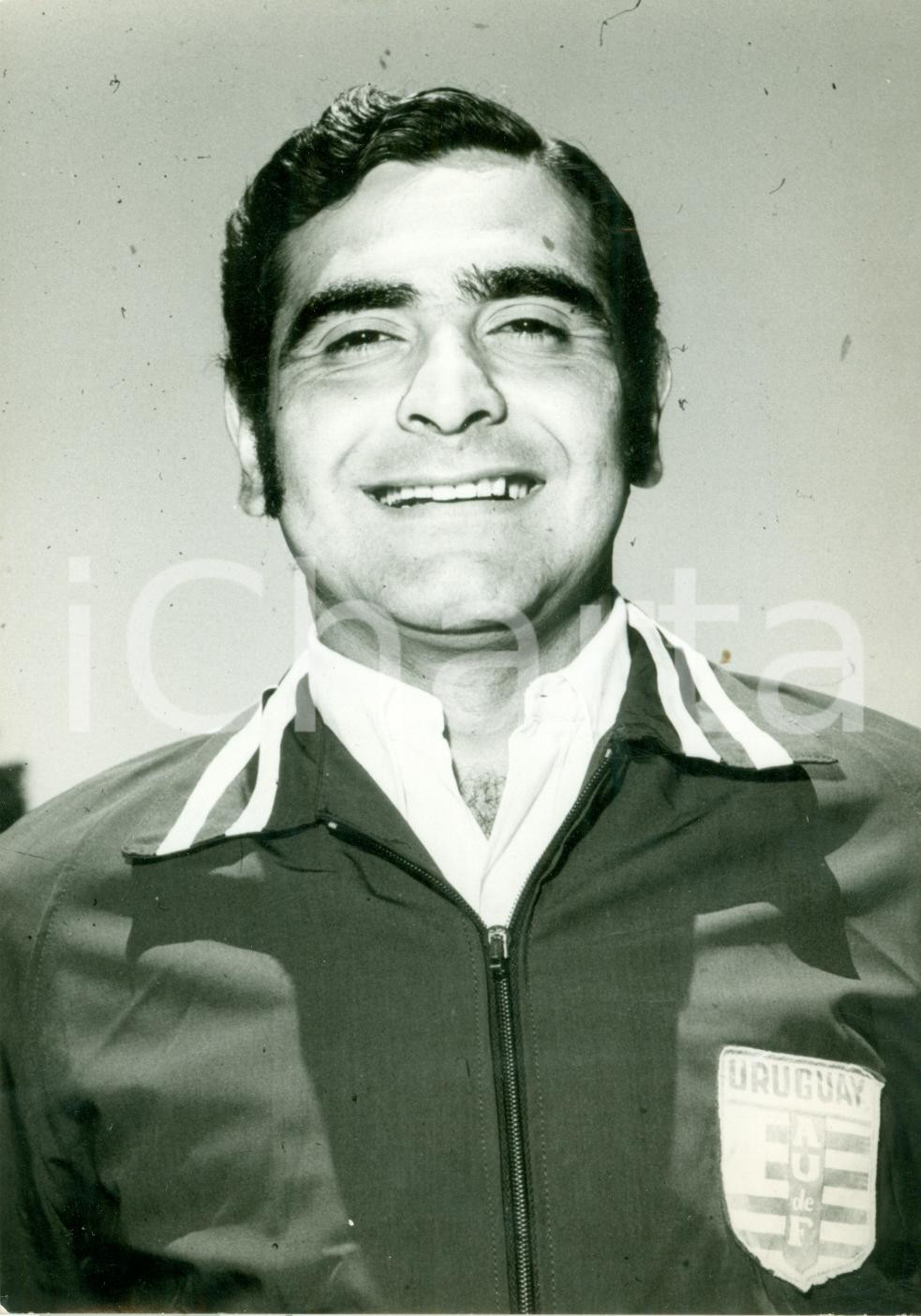 Fotografia d epoca originale 1970 URUGUAY Nazionale calcio Ritratto Luis CUBILLA Fotografia 1