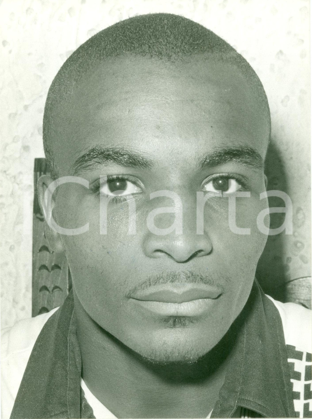 Fotografia d epoca originale 1975 ca BOXE Pugile Freddie BOYNTON durante allenamenti Fotografia 1