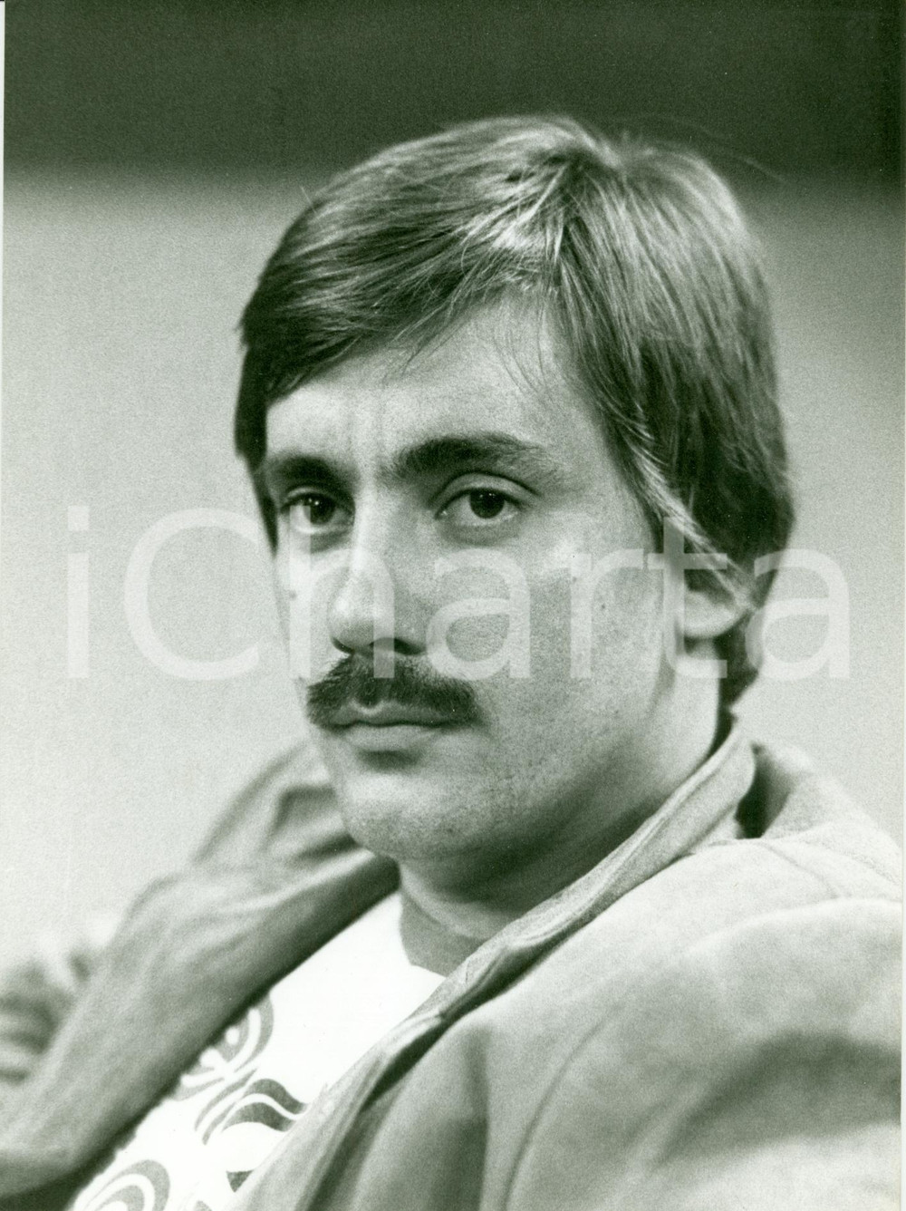 Fotografia d epoca originale 1975 ca TENNIS Jim FANNIN allenatore di Adriano PANATTA Fotografia 1