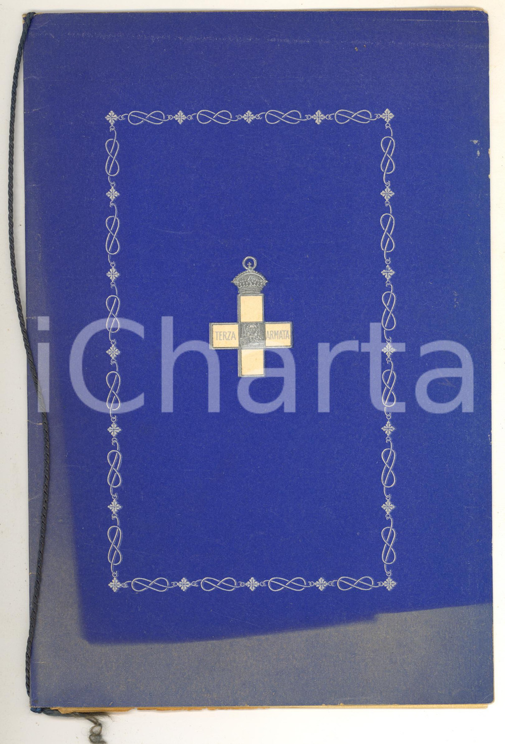 Documento originale, autentico 1931 TERZA ARMATA Testamento Emanuele Filiberto per CROCE ROSSA Ed. LIMITATA 1