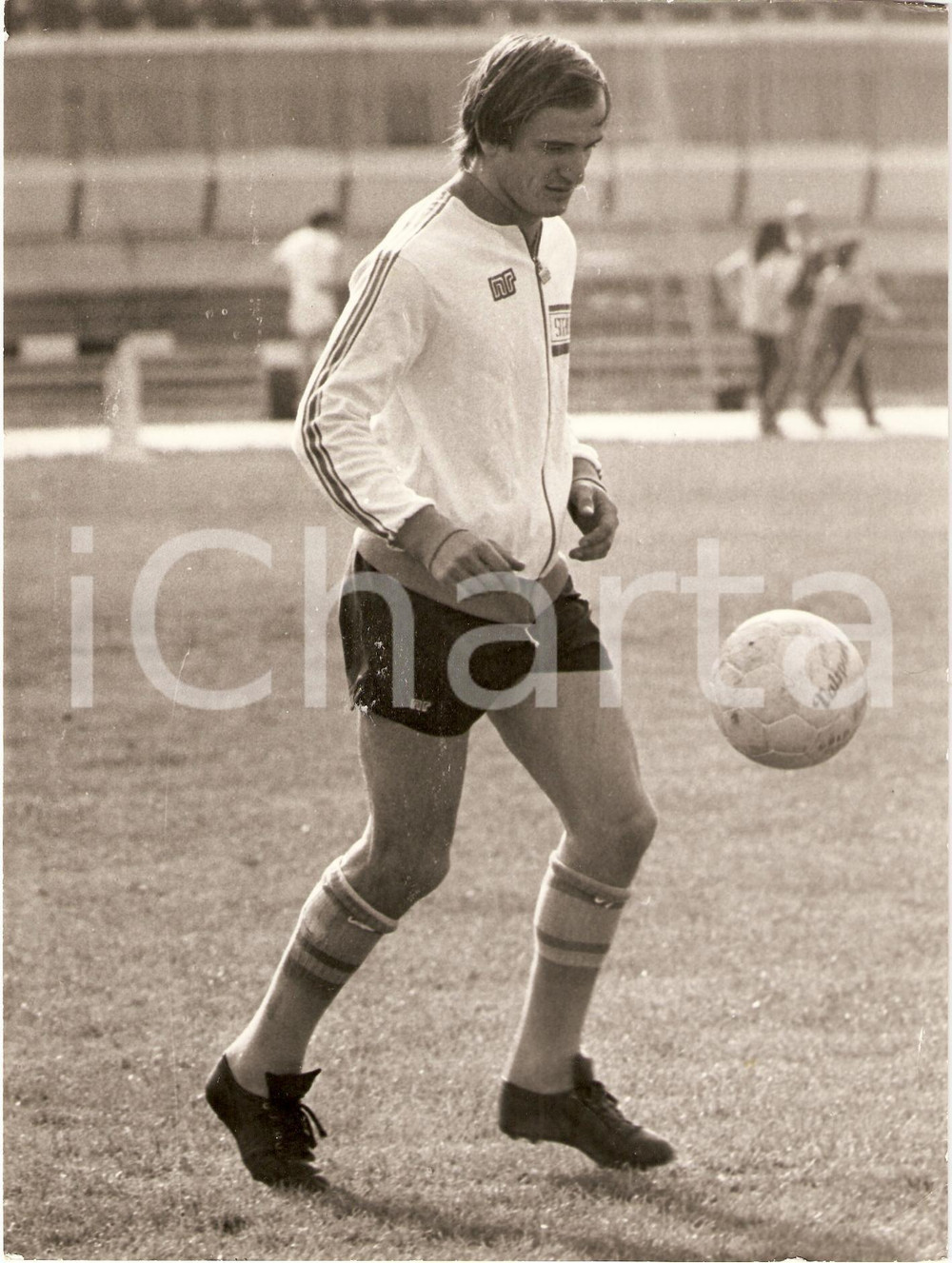 Fotografia d epoca originale 1981 NAPOLI CALCIO Moreno FERRARIO durante allenamento Fotografia 1