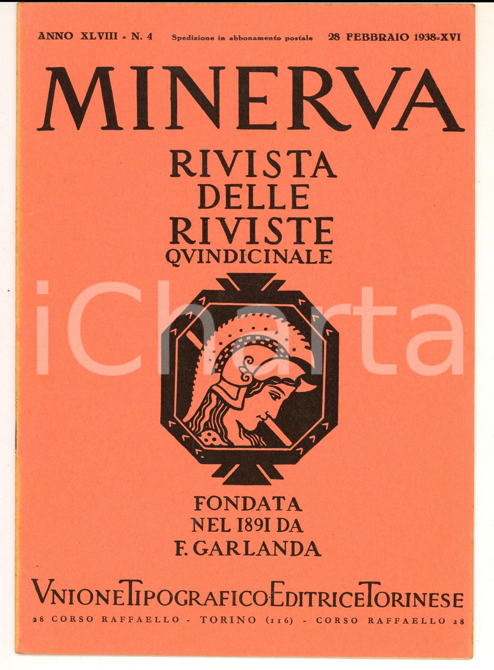 Giornale, rivista storica 1938 MINERVA Rivista delle Riviste  Butantan: la fattoria dei serpenti nÂ° 4 1