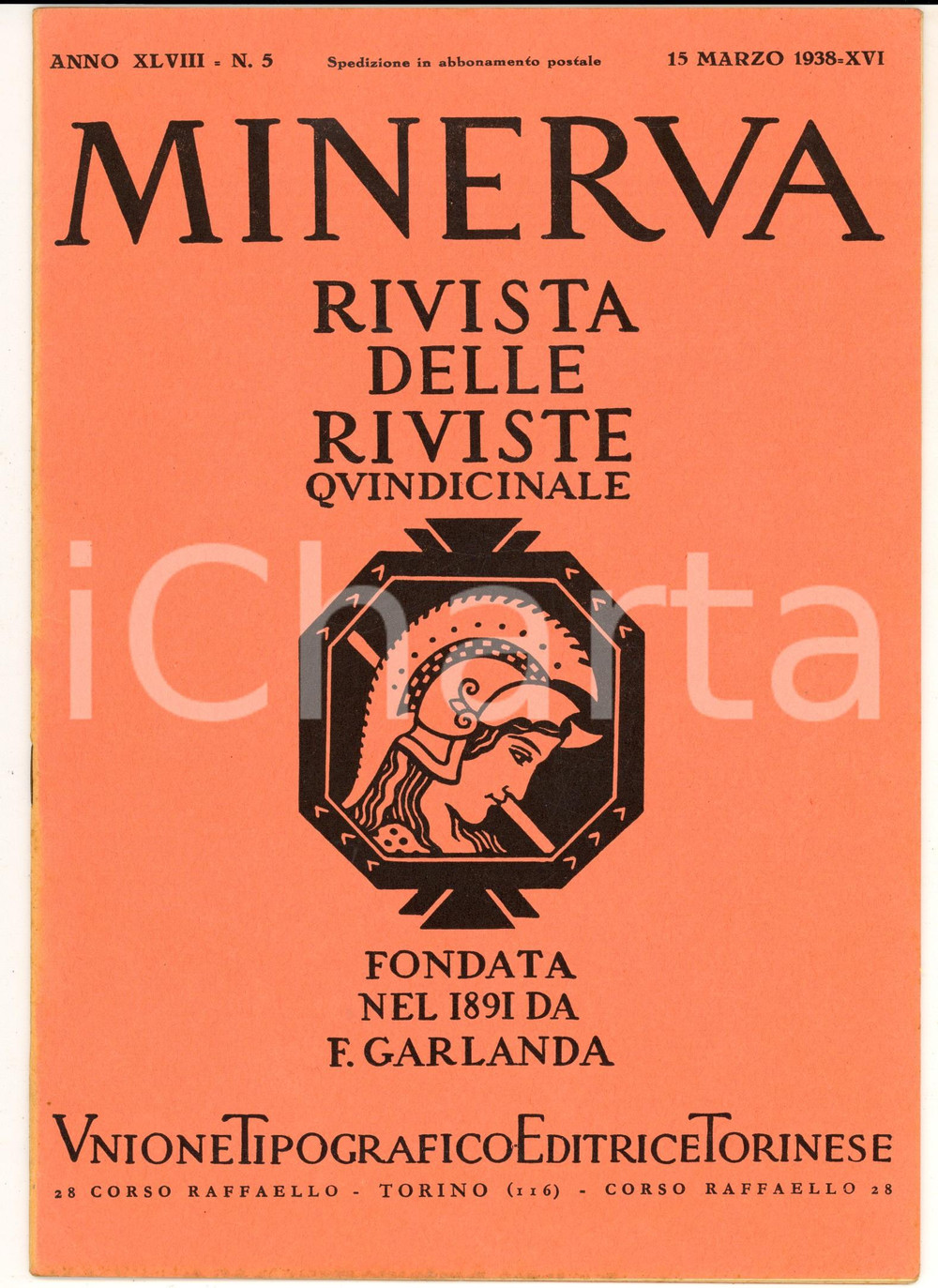 Giornale, rivista storica 1938 MINERVA Rivista delle Riviste  La Polonia e le colonie Anno XLVI nÂ° 5 1