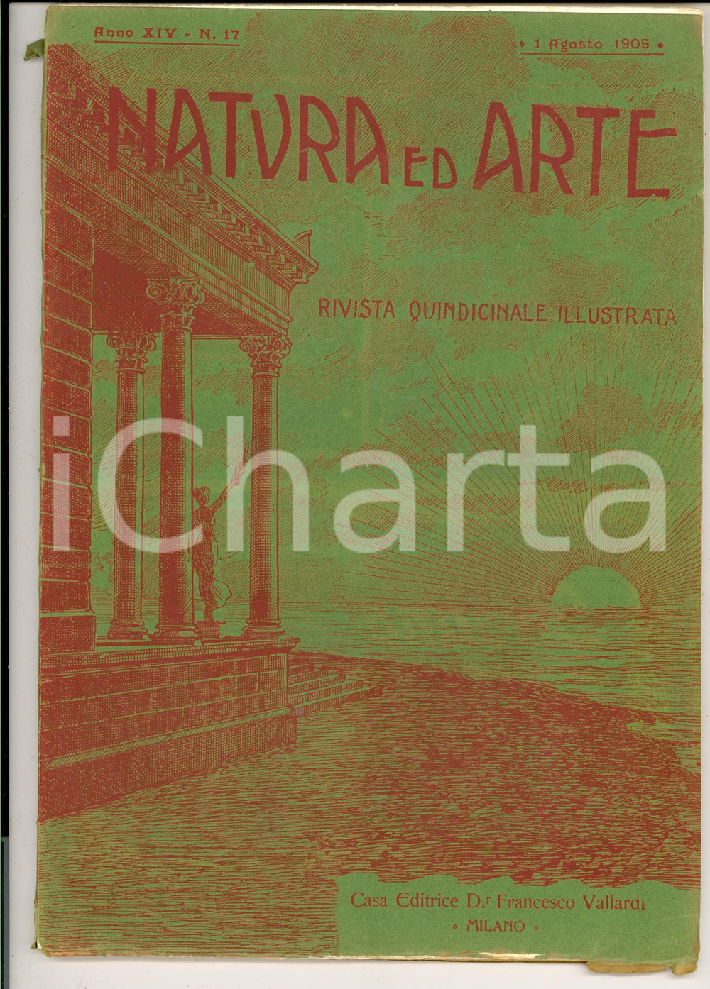 Giornale, rivista storica 1905 NATURA ED ARTE Superstizioni degli australiani indigeni Anno XVIII  nÂ°17 1